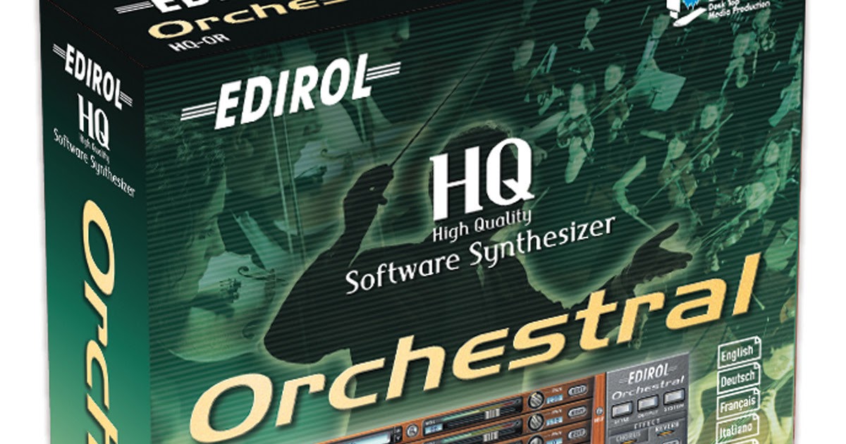 edirol orchestral vst assigning patches